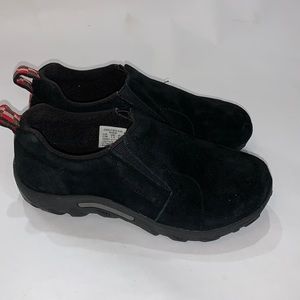 Merrill Jungle Moc kids size 2.5 black